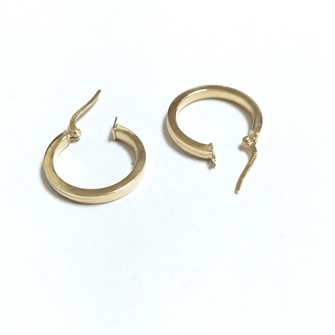 ARRACADAS ORO 14K 1.5 (NUEVO)