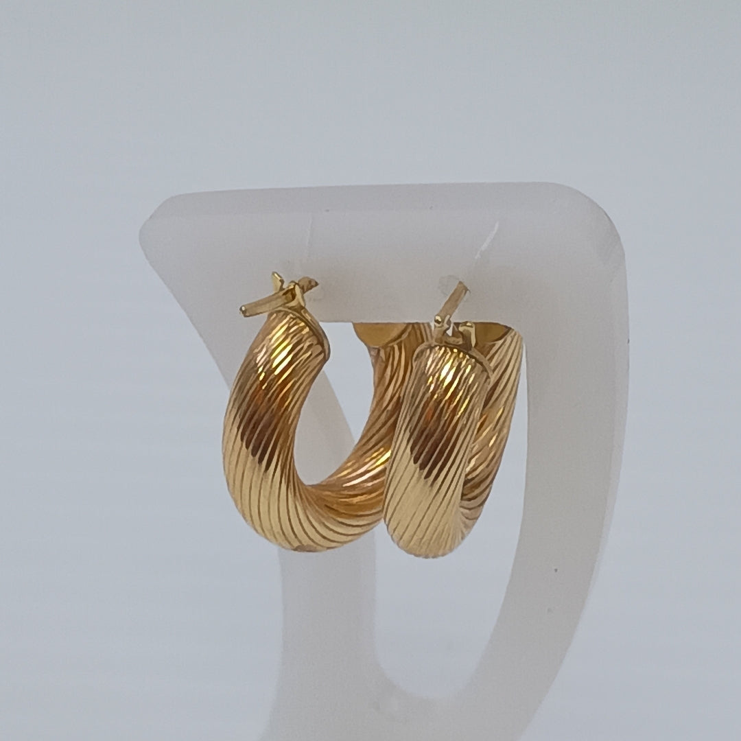 ARRACADAS PAR ORO 14 K 2,30 GRMS (SEMINUEVO)
