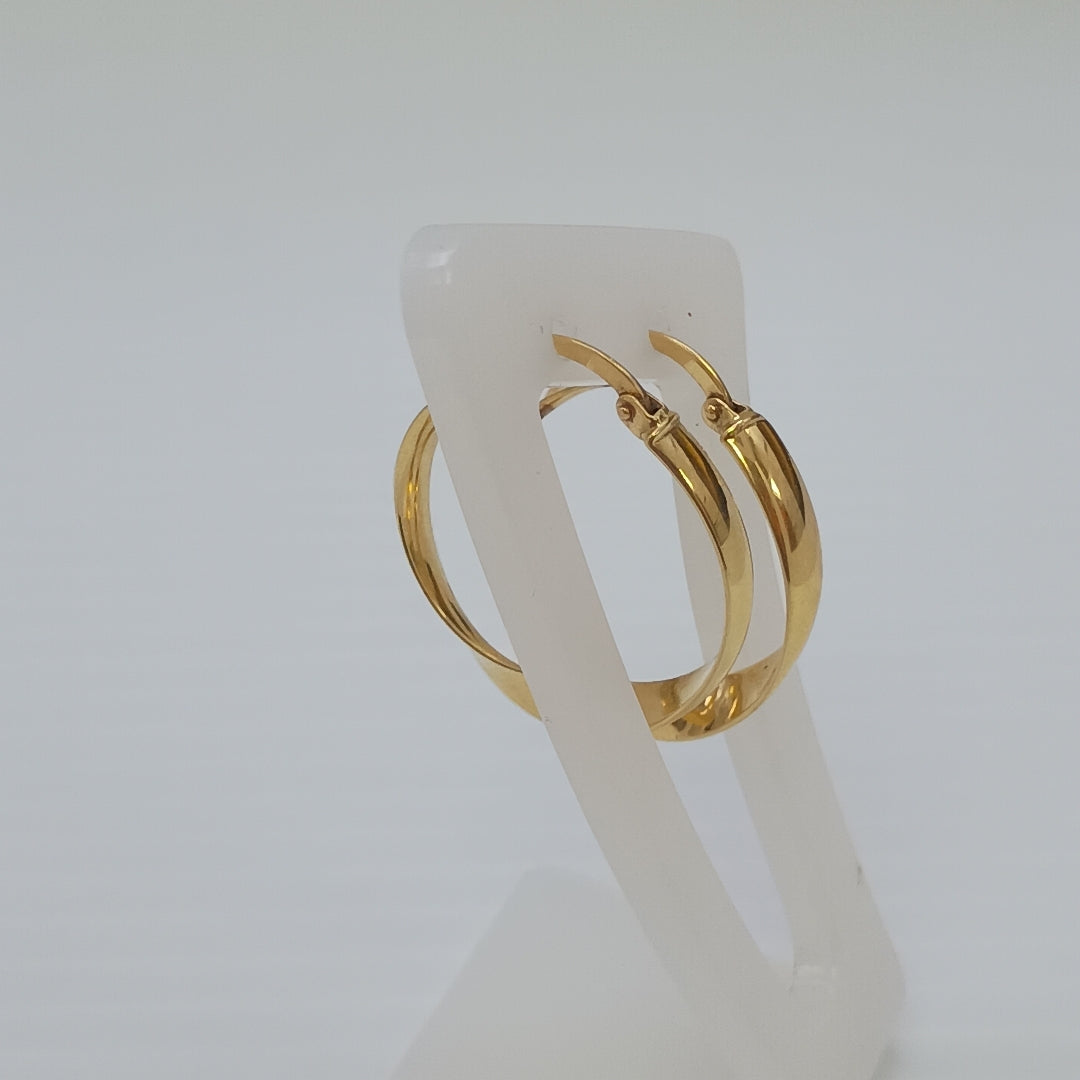 ARRACADAS PAR ORO 14 K 2,30 GRMS (SEMINUEVO)