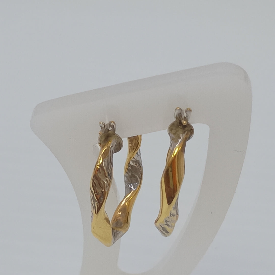 ARRACADAS PAR ORO 14 K 2,10 GRMS (SEMINUEVO)