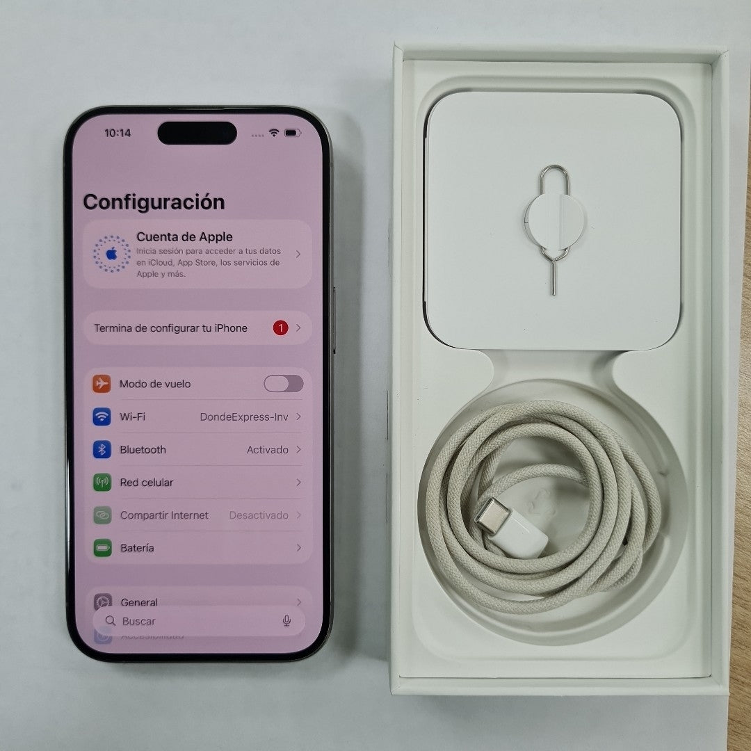 CELULAR APPLE IPHONE 15 PRO A3101 256 GB 8 GB RAM (SEMINUEVO)