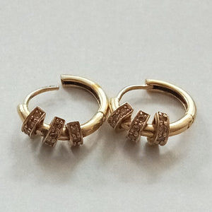 ARRACADAS PAR. ORO. 14 K 2.2 GRMS (SEMINUEVO)