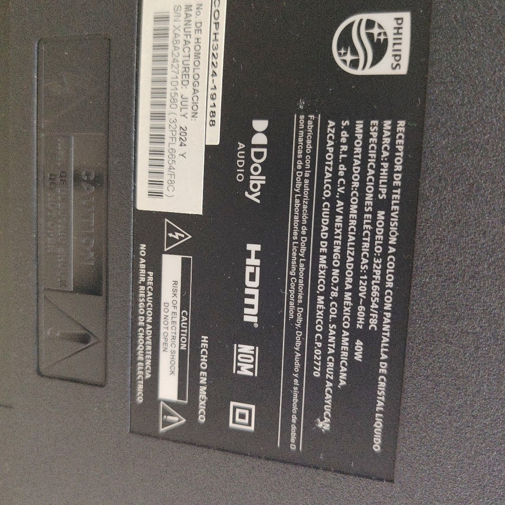 PANTALLA PHILIPS 32PFL6654/F8C 32" LED FHD (SEMINUEVO)