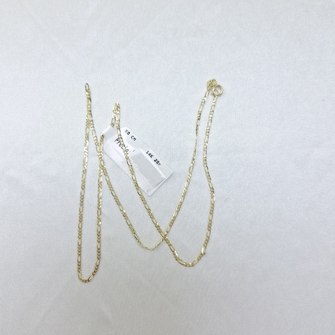 CADENAS CARTIER 3 1 AMARILLA ORO 14K 2 (NUEVO)