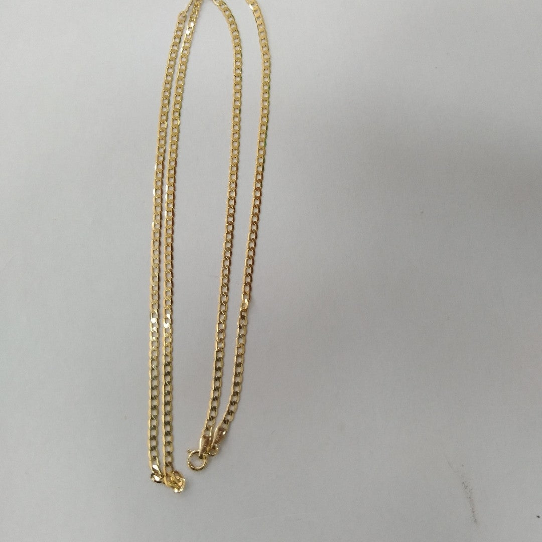 CADENAS BARBADA AMARILLA ORO 14K 4.1 (NUEVO)