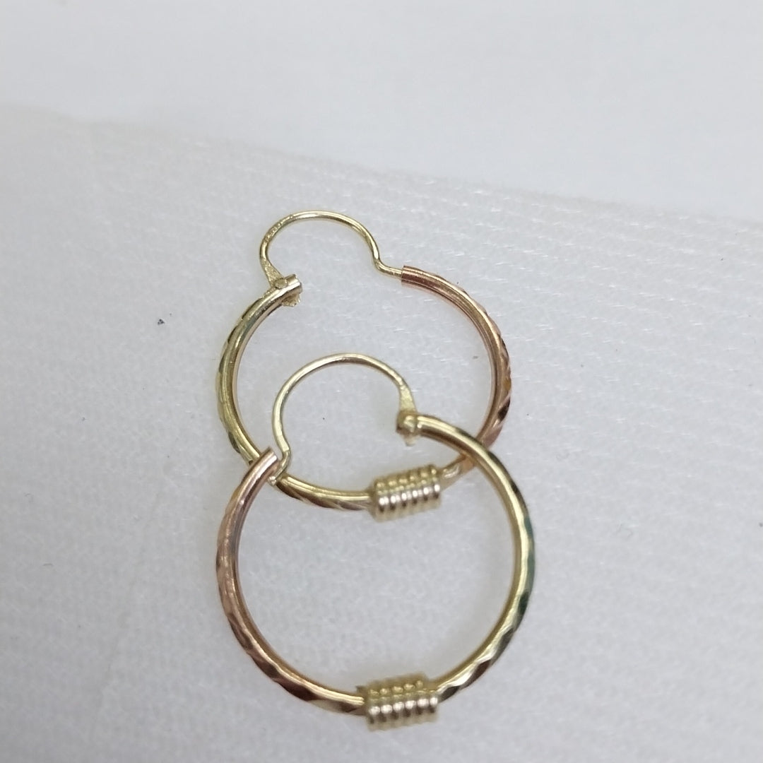 ARRACADAS PAR. ORO. 14 K 1.1 GRMS (SEMINUEVO)