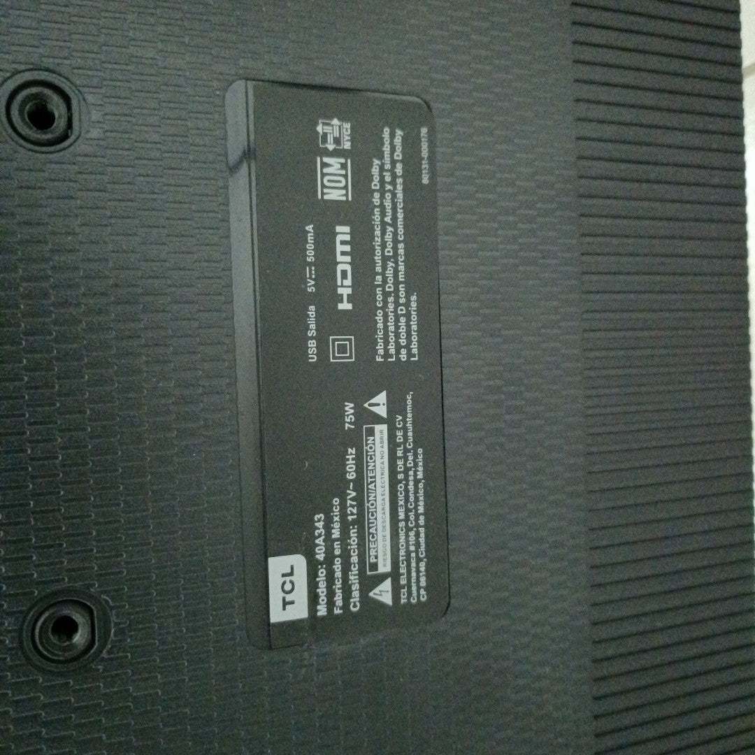 PANTALLA TCL 40A343 (2021) 40" LED FULL HD (SEMINUEVO)
