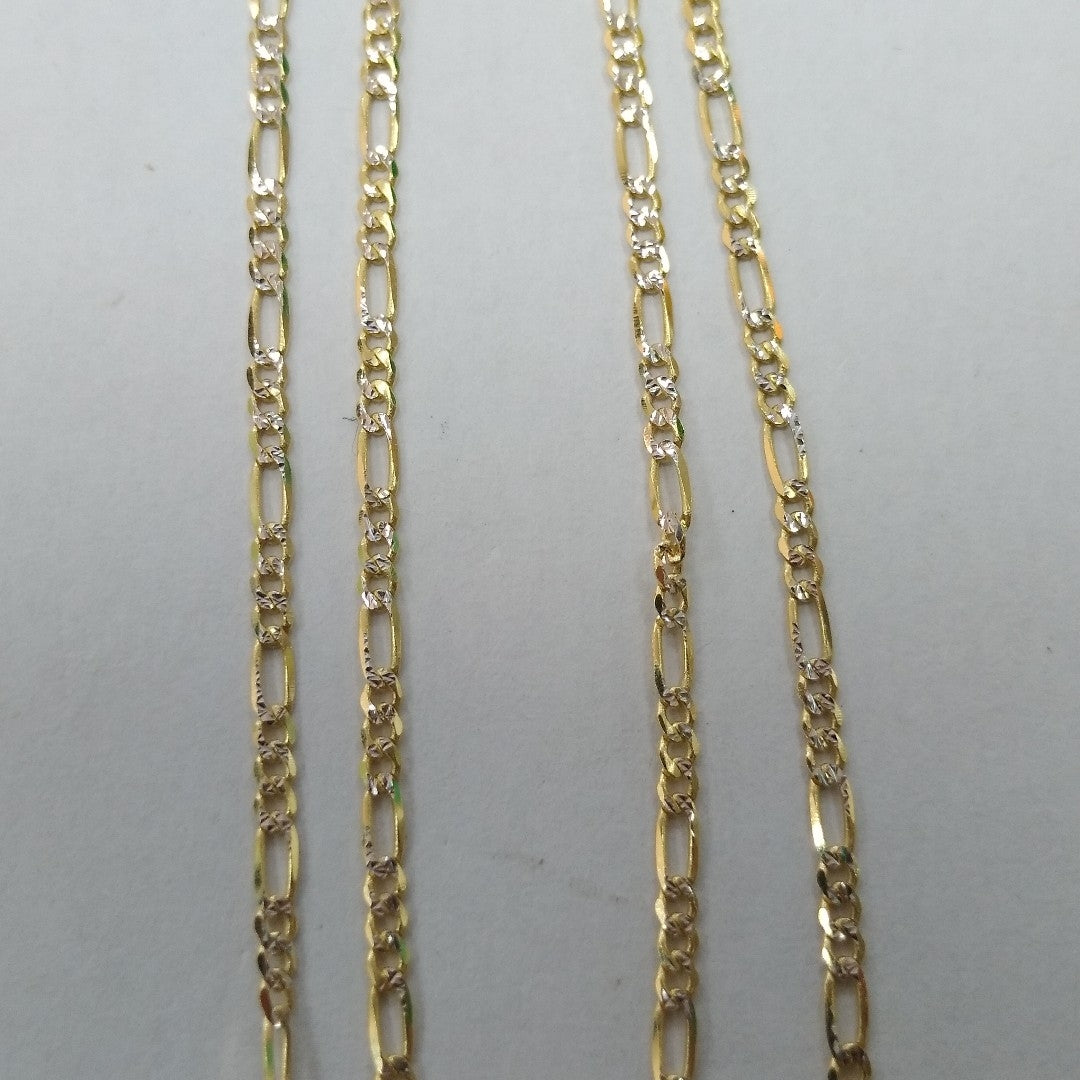 CADENAS CARTIER 3 1 DIAMANTADA ORO 14K 2.2 (NUEVO)