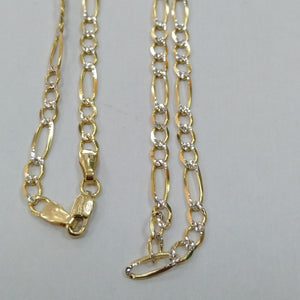 CADENAS CARTIER 3 1 DIAMANTADA ORO 10K 6.6 (NUEVO)