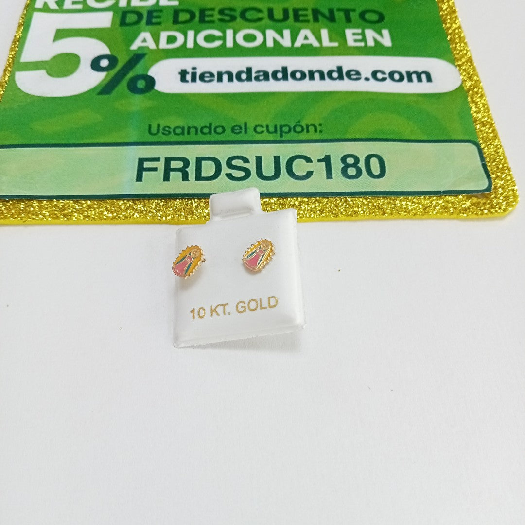 BROQUELES ORO 10K 1 (NUEVO)