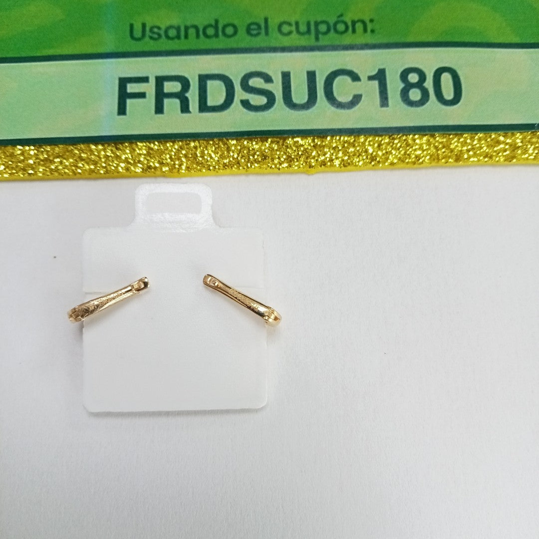 BROQUELES ORO 14K 1.4 (NUEVO)