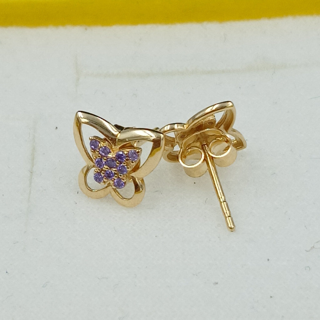 BROQUELES ORO 14K 1.4 (NUEVO)
