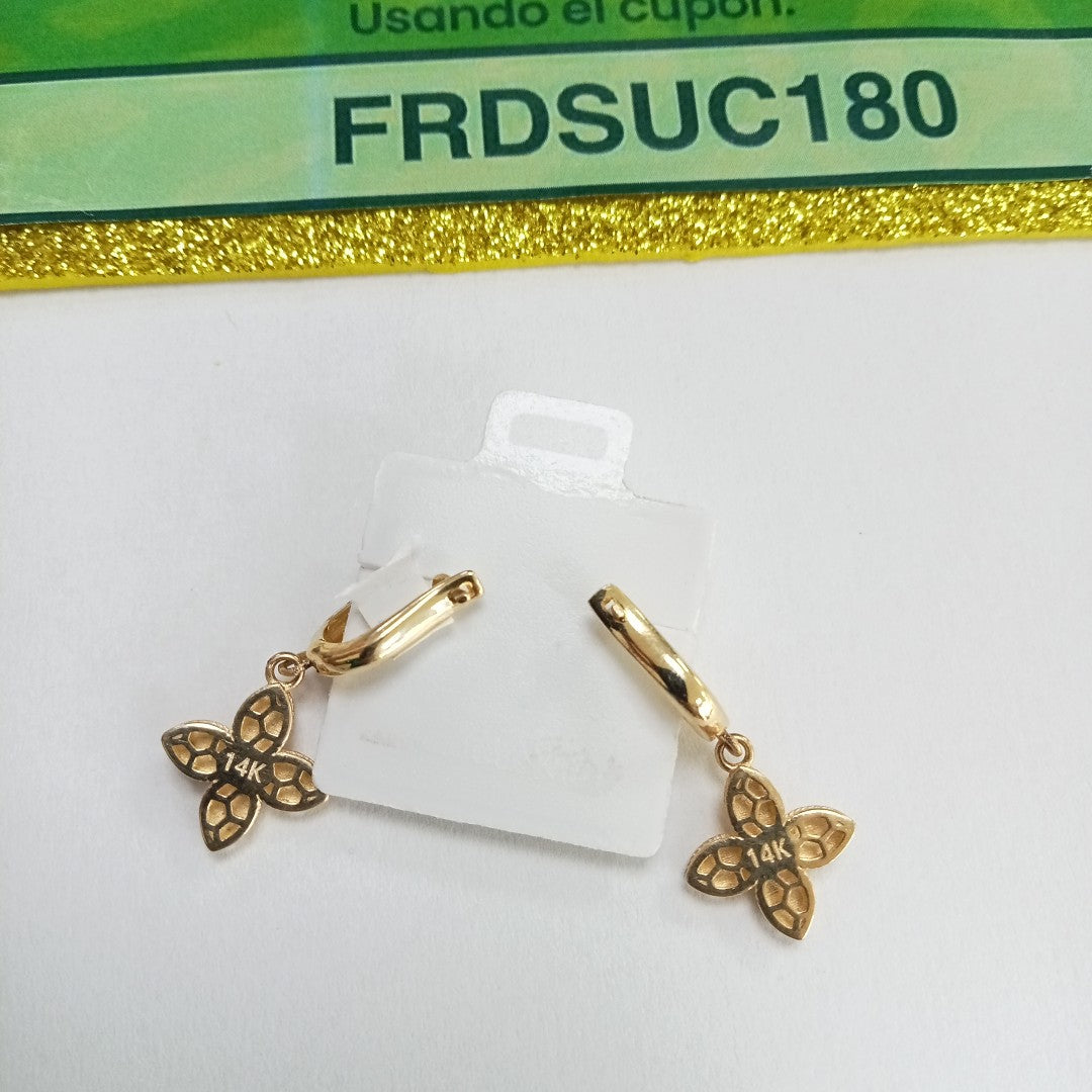 BROQUELES ORO 14K 3.1 (NUEVO)