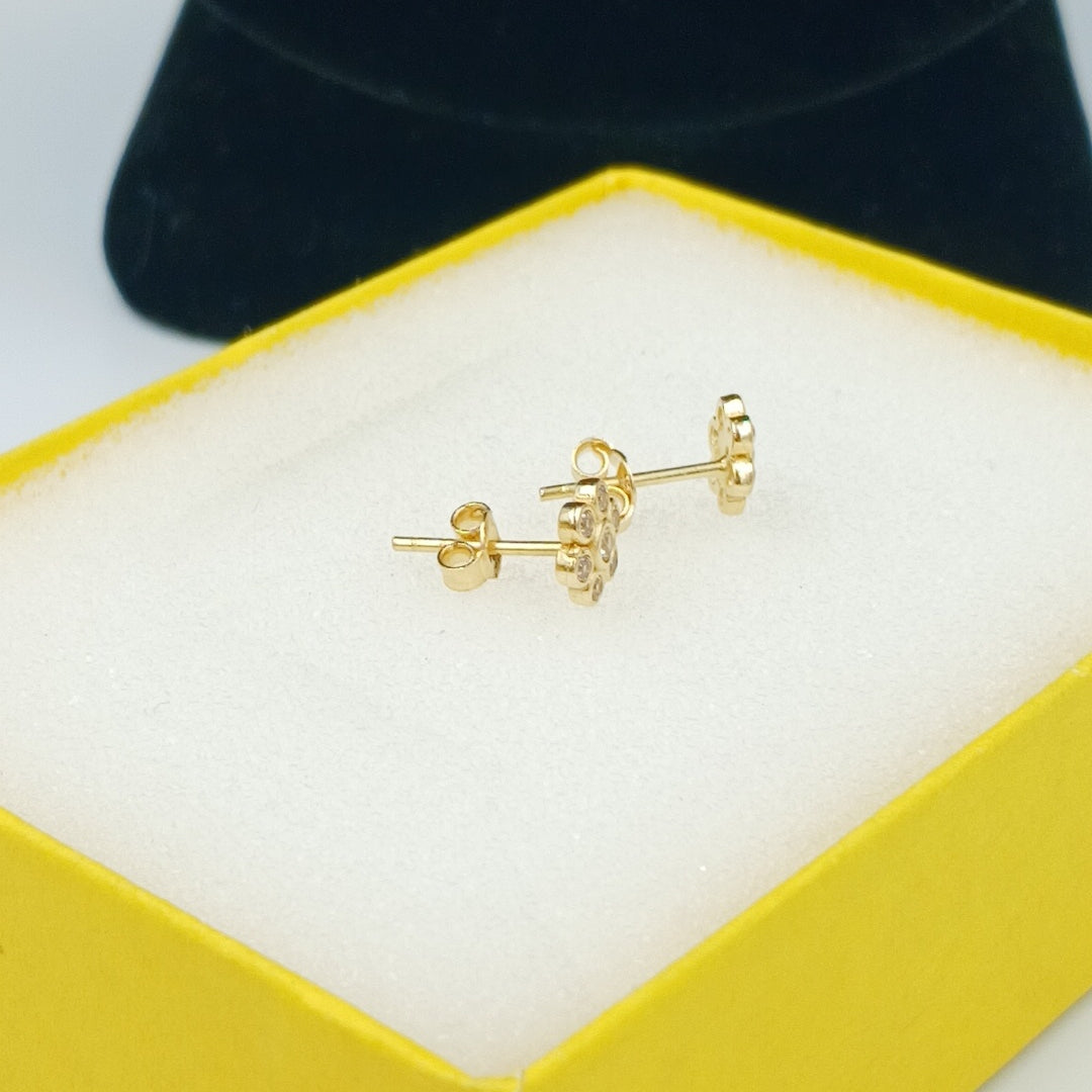 BROQUELES ORO 14K 1.2 (NUEVO)