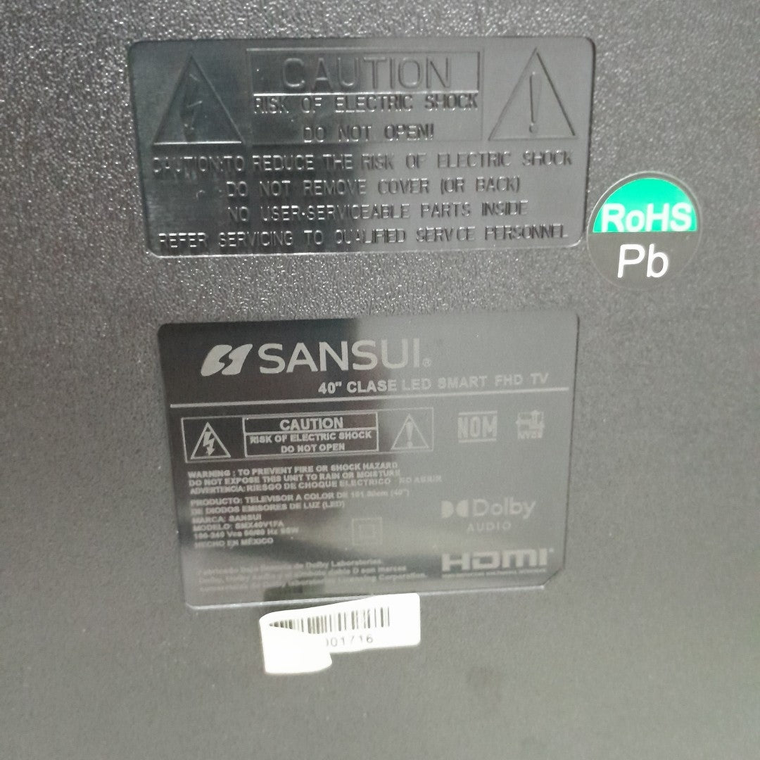 PANTALLA SANSUI SMX40V1FA (2022) 40" LED FULL HD