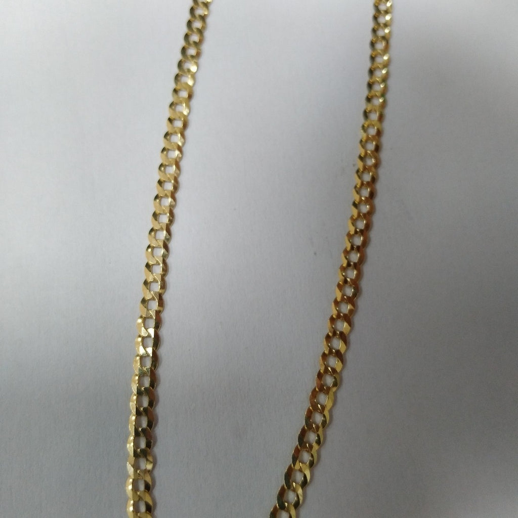 CADENAS BARBADA AMARILLA ORO 10K 5.7 (NUEVO)