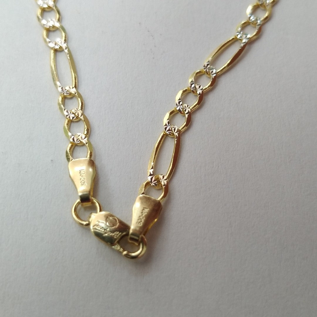 CADENAS CARTIER 3 1 DIAMANTADA ORO 10K 7 (NUEVO)