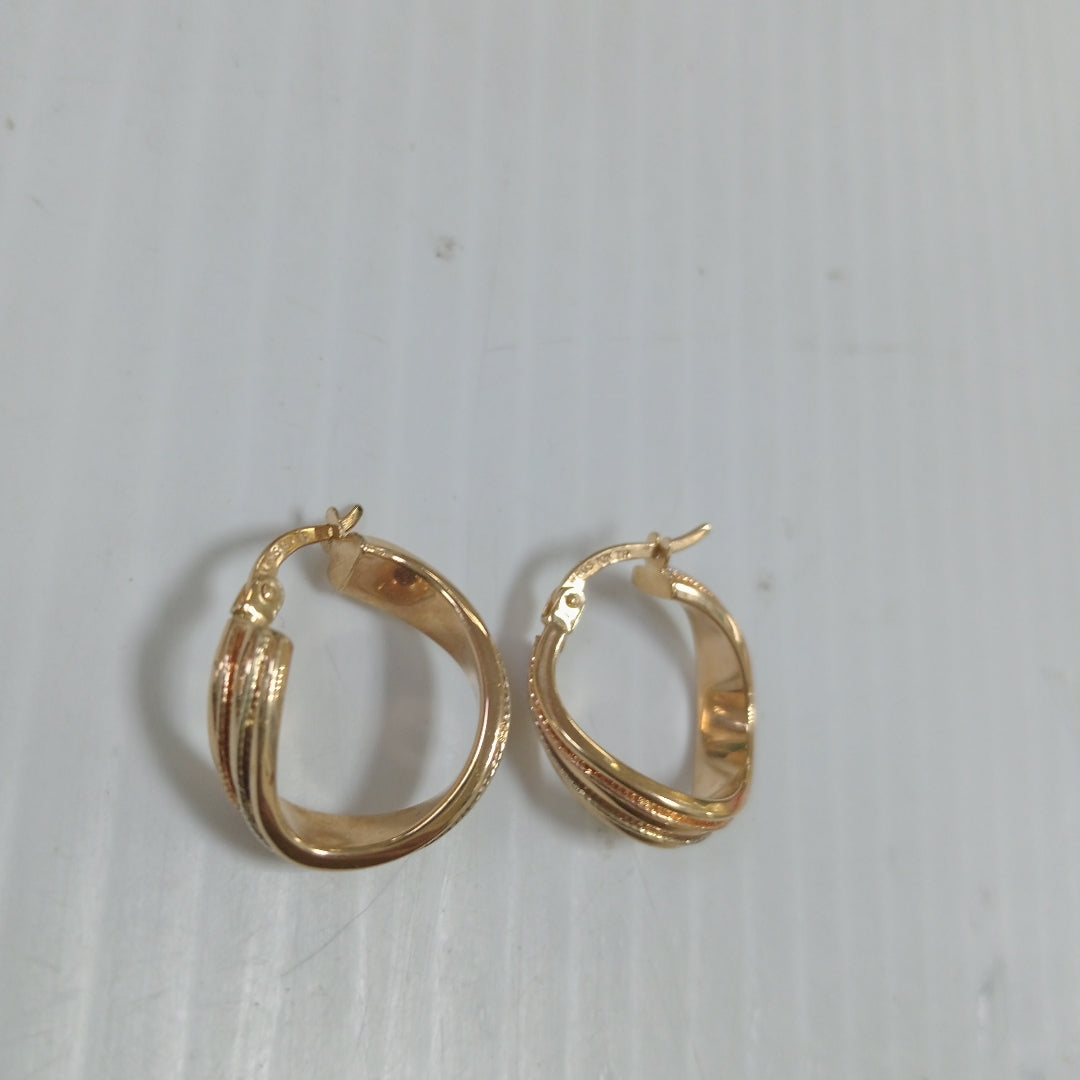 ARRACADAS PAR ORO 8 K 1,80 GRMS (SEMINUEVO)