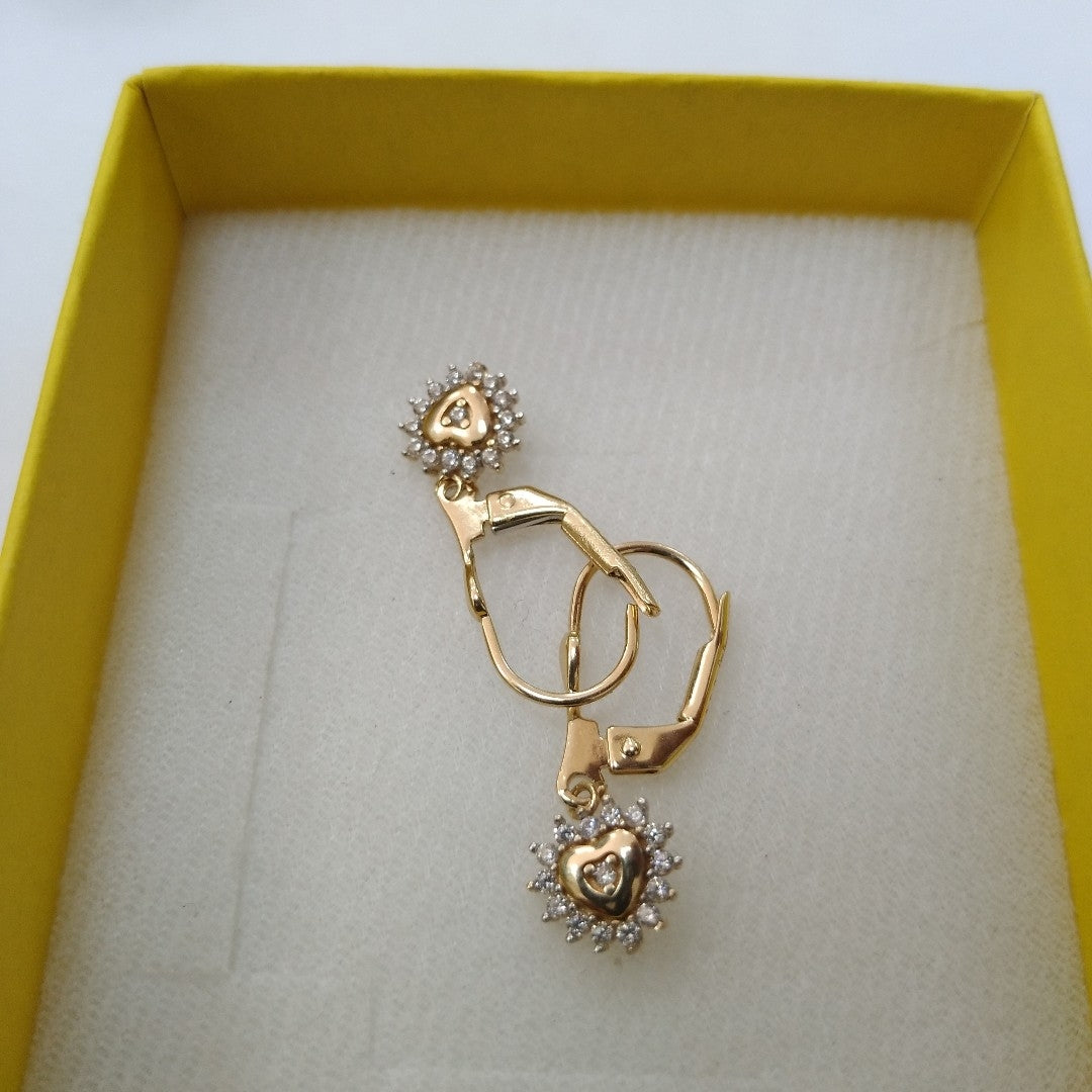 BROQUELES ORO 14K 2.1 (NUEVO)