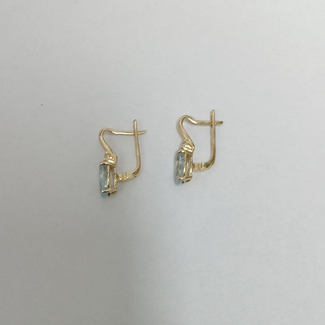 BROQUELES ORO 14K 3.8 (NUEVO)