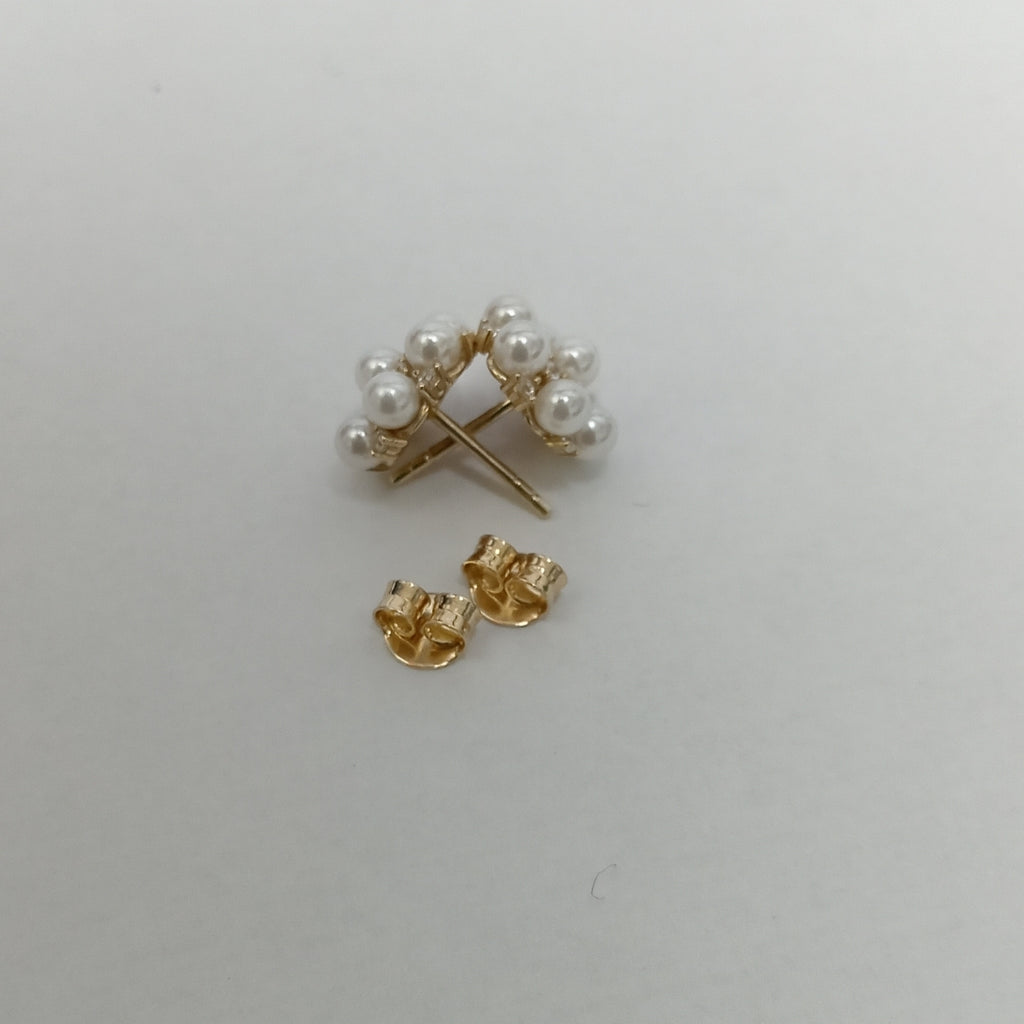 BROQUELES ORO 14K 2.6 (NUEVO)