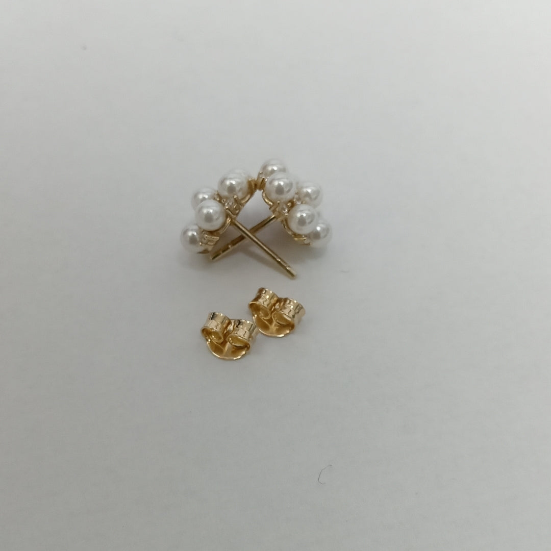 BROQUELES ORO 14K 2.6 (NUEVO)