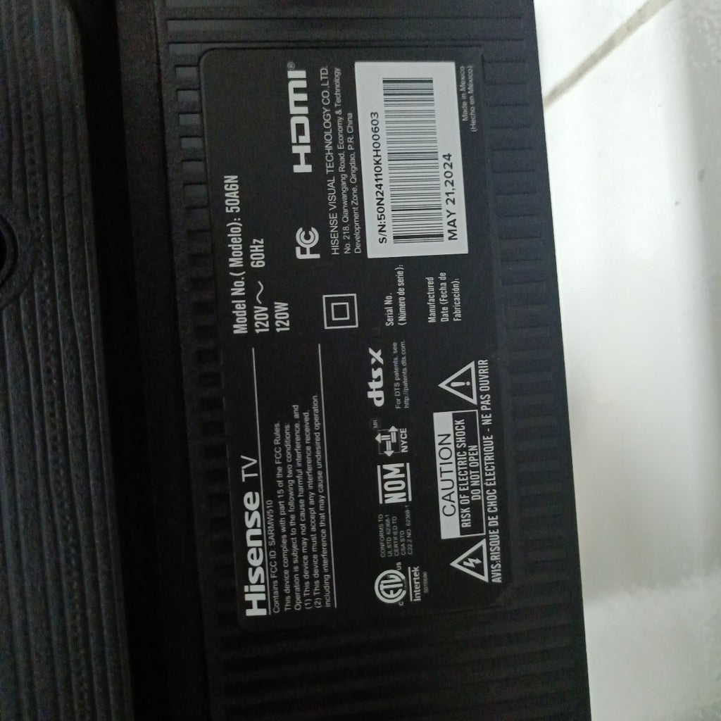 PANTALLA HISENSE 50A6N (2024) 50" LED 4K (SEMINUEVO)