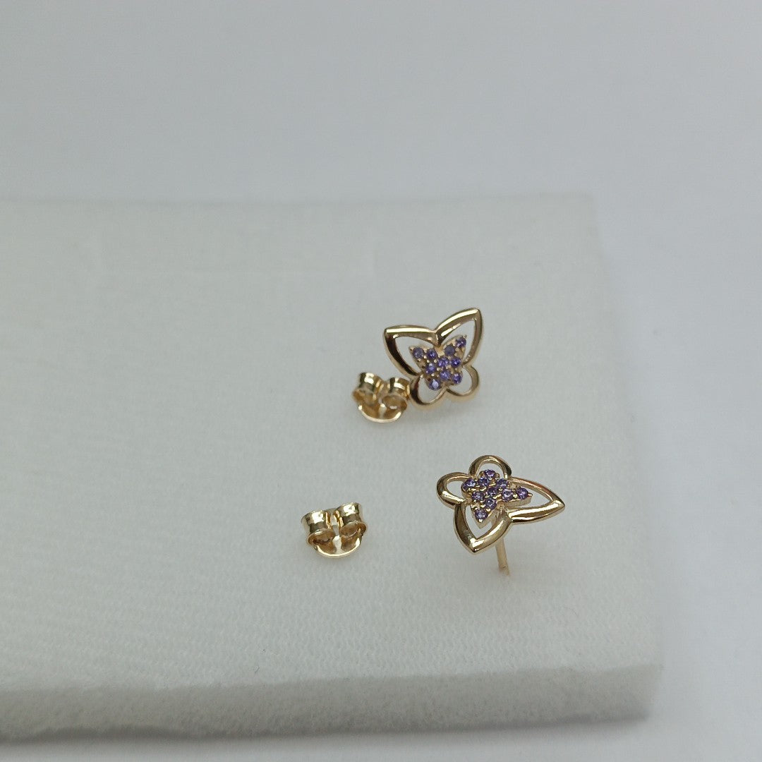 BROQUELES ORO 14K 1.4 (NUEVO)