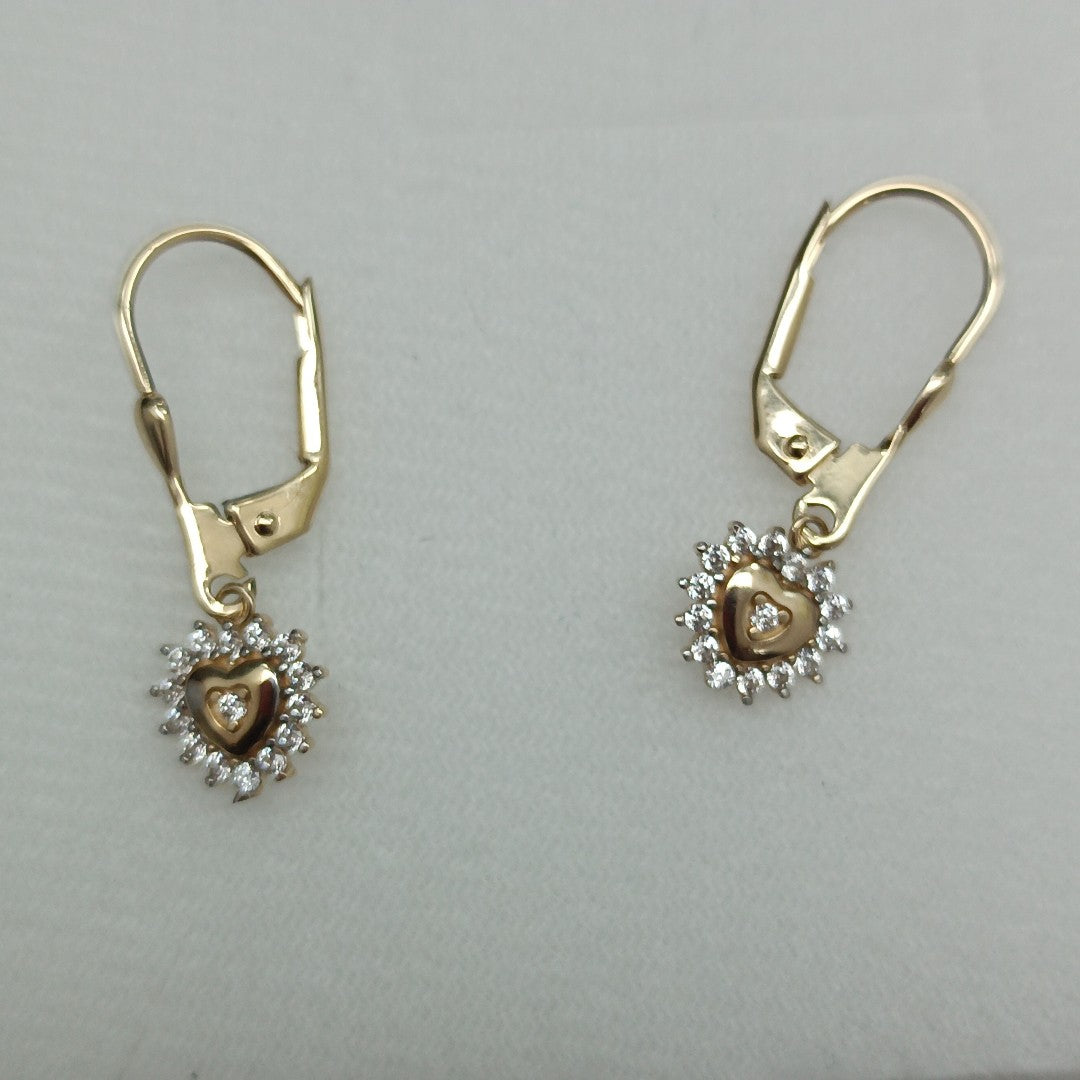 BROQUELES ORO 14K 2.1 (NUEVO)