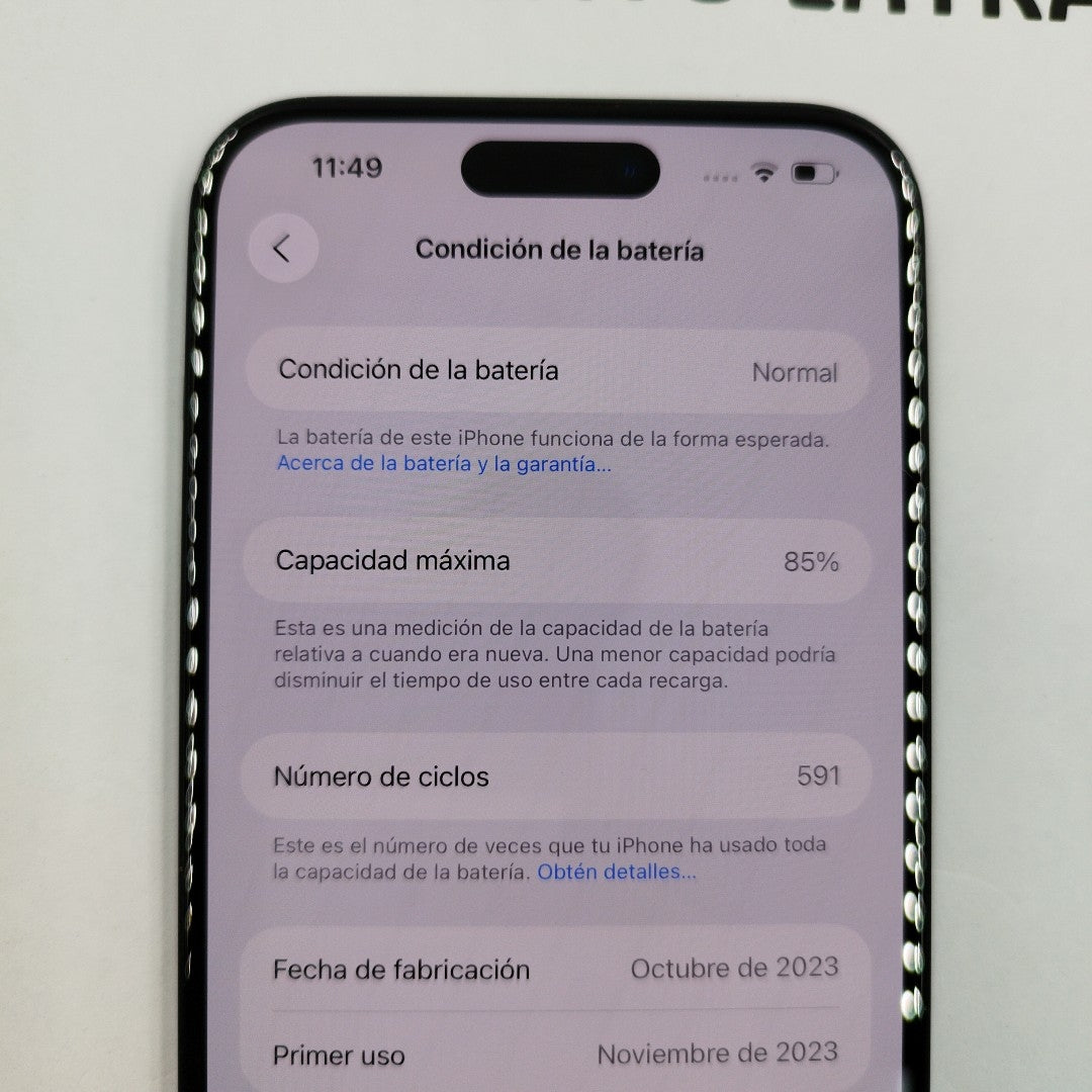 CELULAR APPLE IPHONE 15 PLUS A3093 (2023) 128 GB 6 GB RAM (SEMINUEVO)