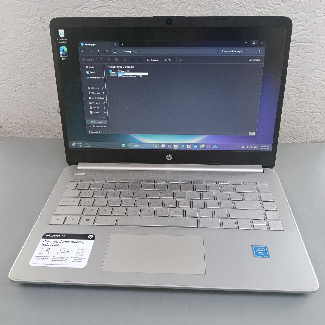 LAPTOP HP 14-DQ0530LA(2024) 256 GB SSD 8 GB RAM (SEMINUEVO)