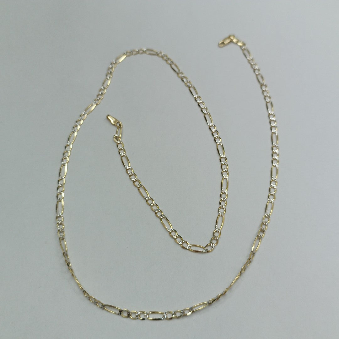 CADENAS CARTIER 3 1 DIAMANTADA ORO 14K 7.8 (NUEVO)