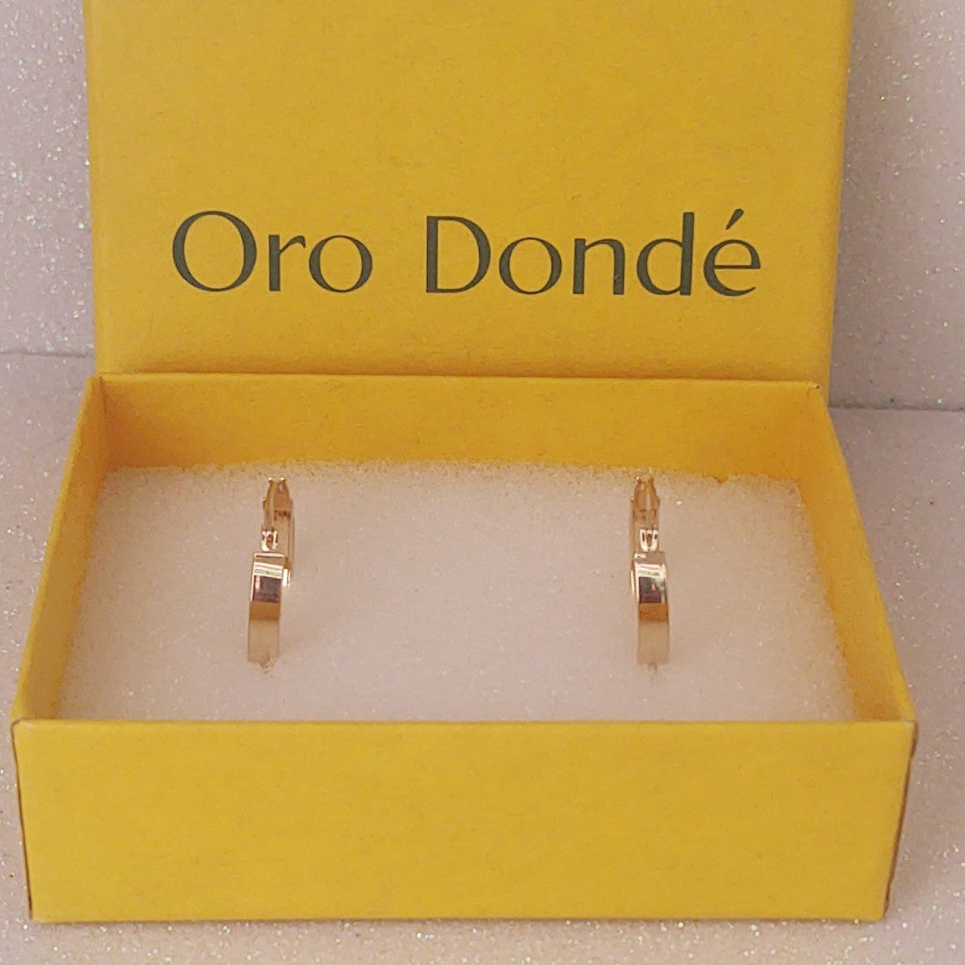 ARRACADAS ORO 14K 1.5 (NUEVO)