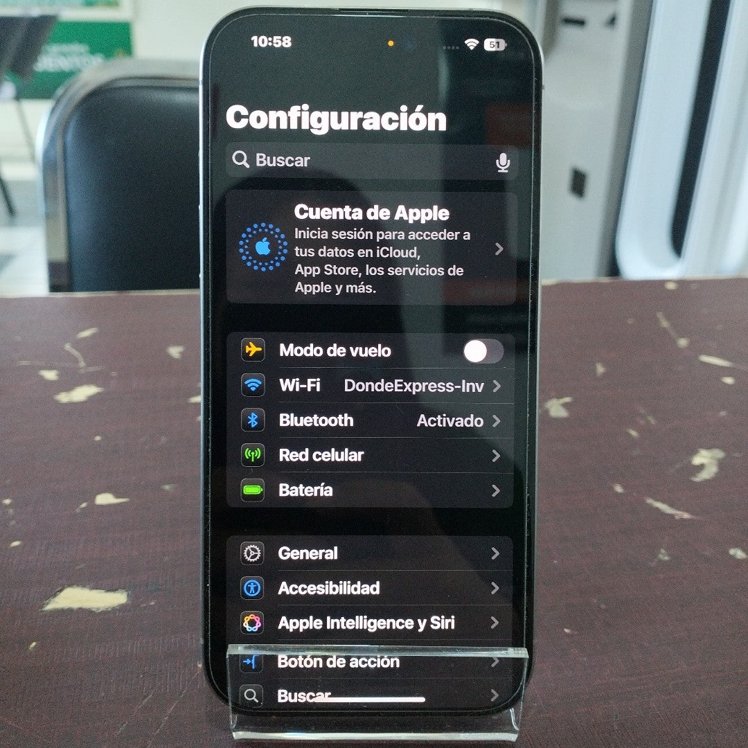 CELULAR APPLE IPHONE 15 PRO A3101 128 GB 8 GB RAM (SEMINUEVO)