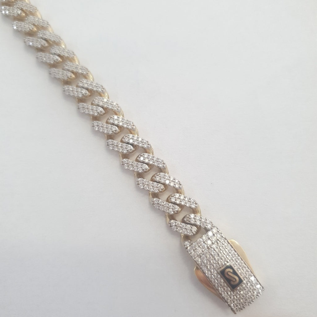 PULSERA MONACO ORO 14K 12.4 (NUEVO)