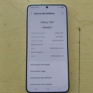 CELULAR SAMSUNG GALAXY S24 SM-S921B (2024) 128 GB 8 GB RAM (SEMINUEVO)