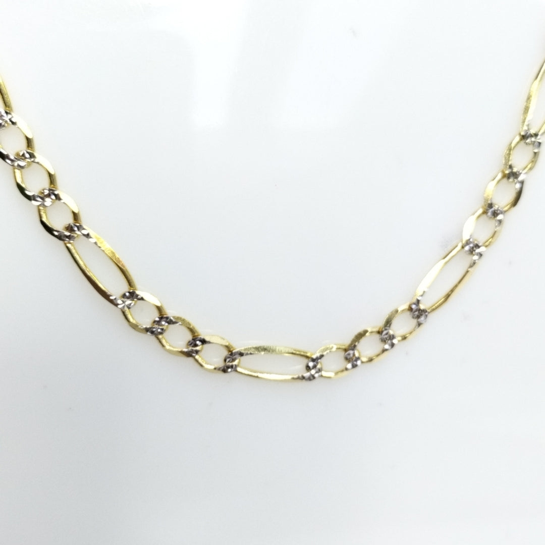 CADENAS CARTIER 3 1 DIAMANTADA ORO 14K 8.5 (NUEVO)
