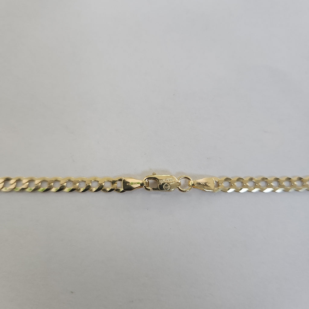 CADENAS BARBADA AMARILLA ORO 10K 5.8 (NUEVO)