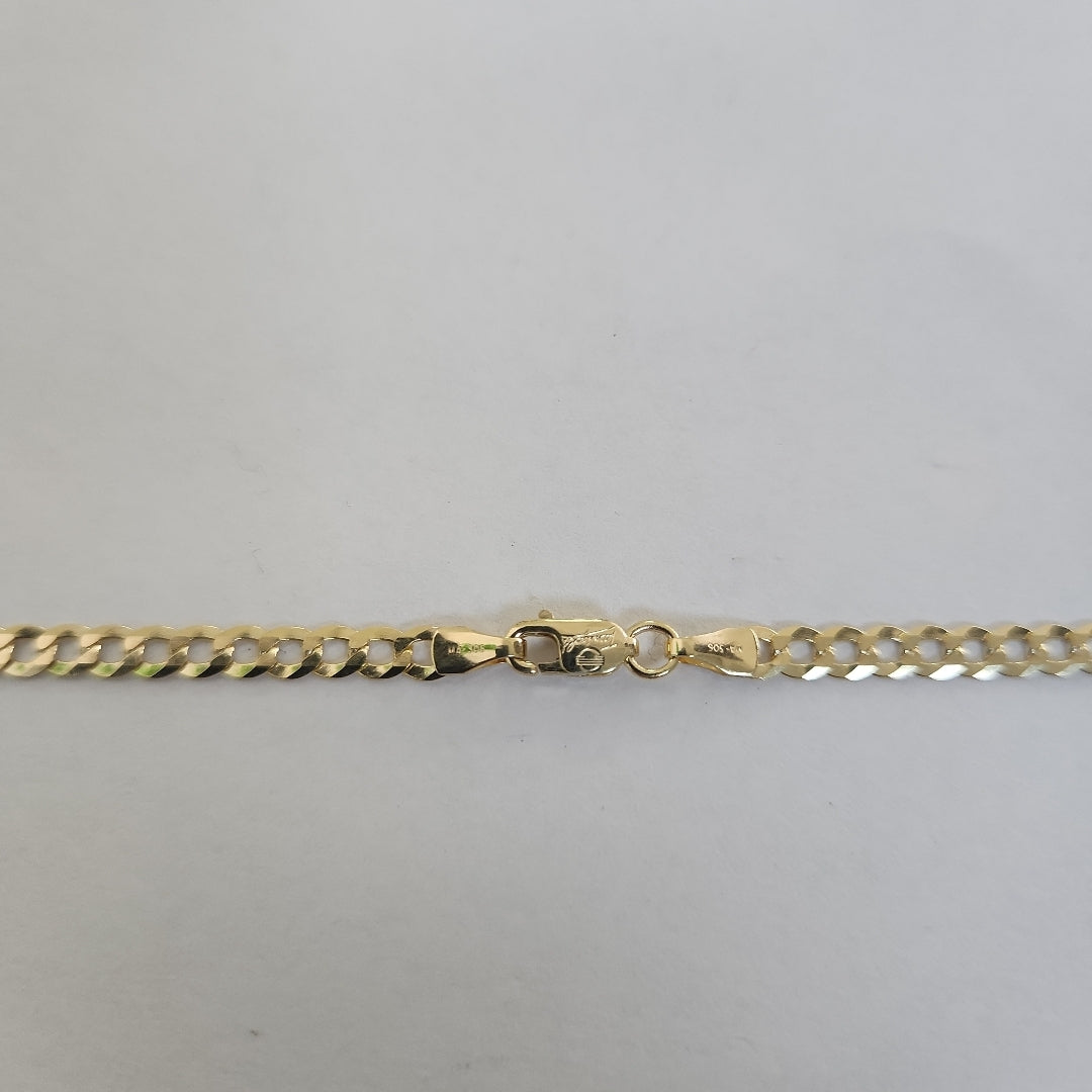 CADENAS BARBADA AMARILLA ORO 10K 5.8 (NUEVO)