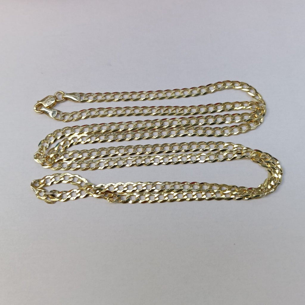 CADENAS BARBADA AMARILLA ORO 14K 7.2 (NUEVO)