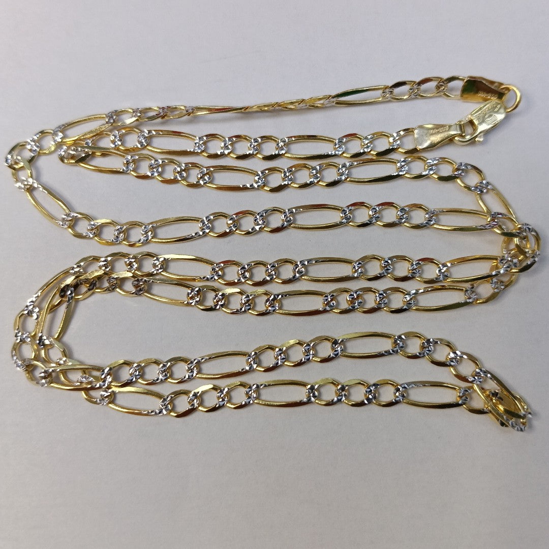 CADENAS CARTIER 3 1 DIAMANTADA ORO 14K 7.3 (NUEVO)