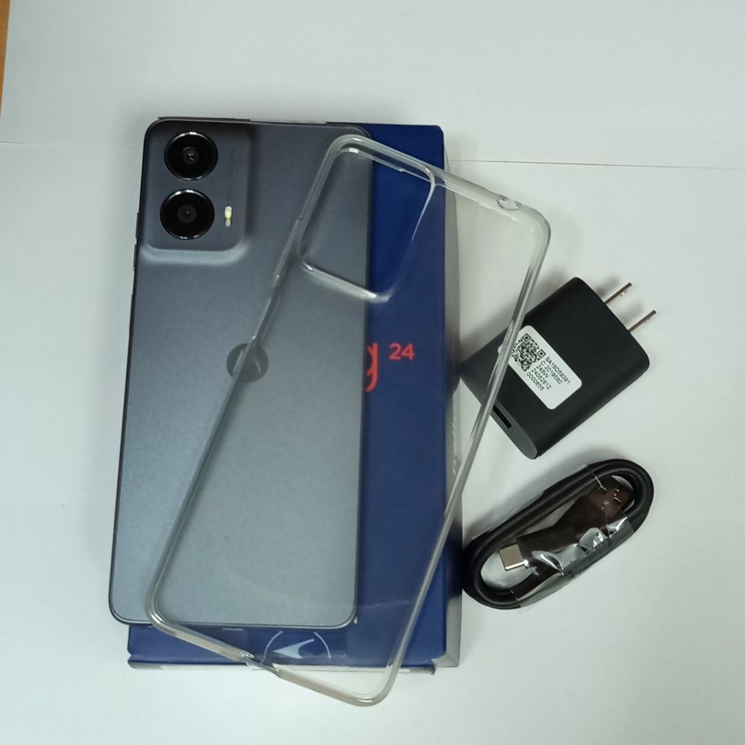 CELULAR MOTOROLA MOTO G24 XT2423-1 (2024) 128 GB 4 GB RAM (SEMINUEVO)