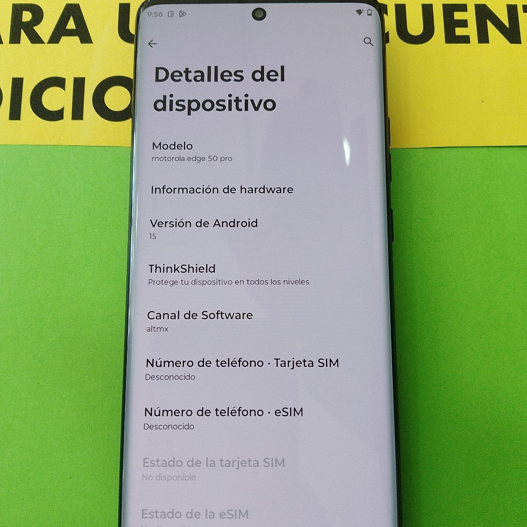 CELULAR MOTOROLA EDGE 50 PRO XT2403-2 (2024) 512 GB 12 GB RAM (SEMINUEVO)