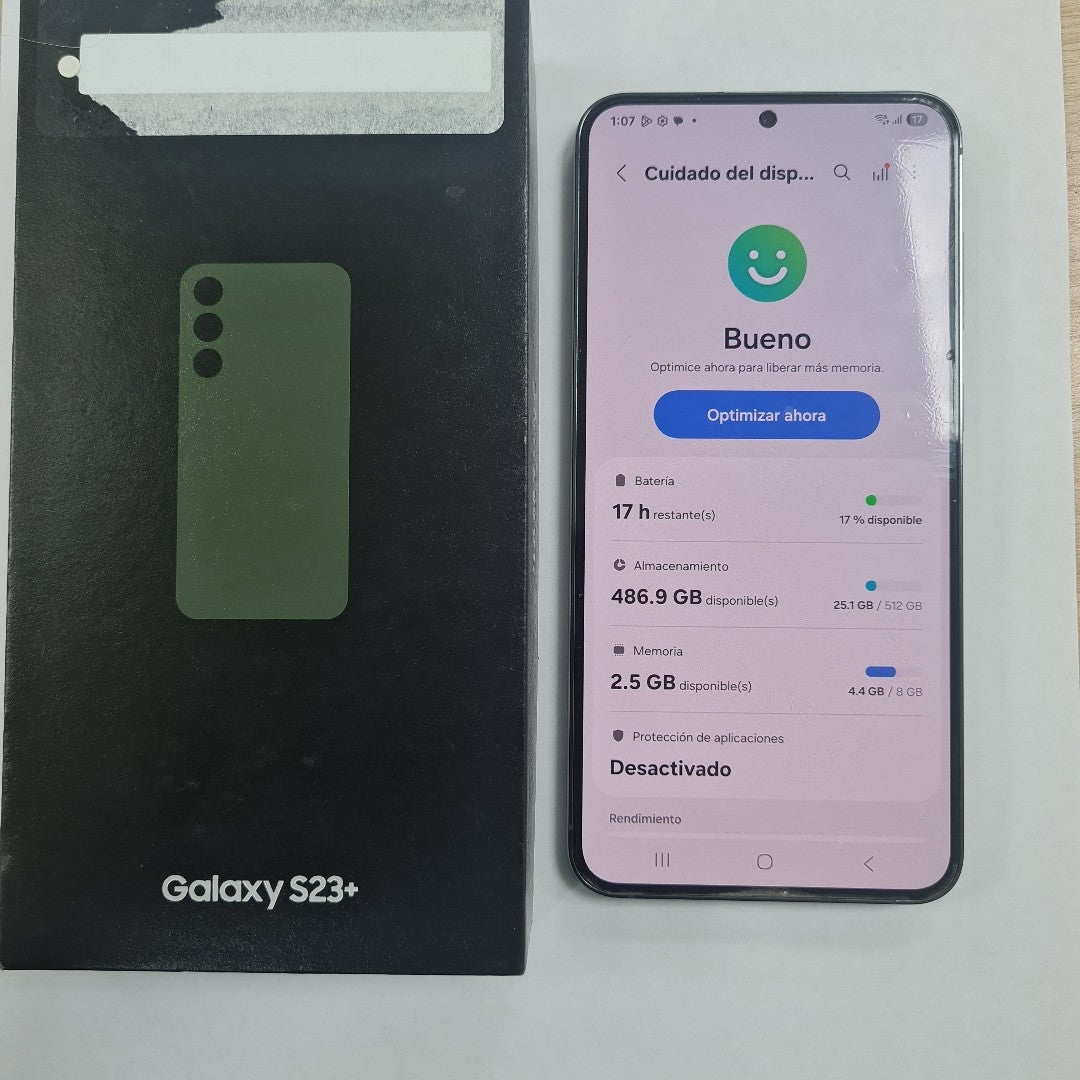 CELULAR SAMSUNG GALAXY S23+ SM-S916B 512 GB 8 GB RAM (SEMINUEVO)