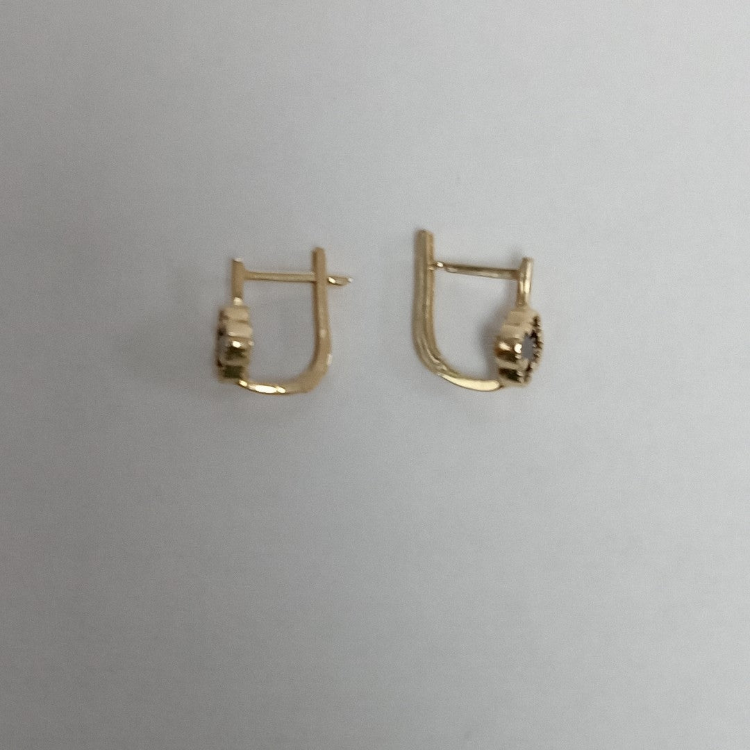 BROQUELES ORO 14K 2.3 (NUEVO)