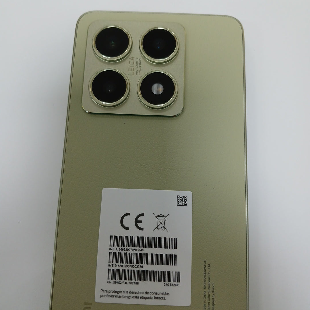CELULAR XIAOMI 14T 5G 2406APNFAG (2024) 512 GB 12 GB RAM (SEMINUEVO)