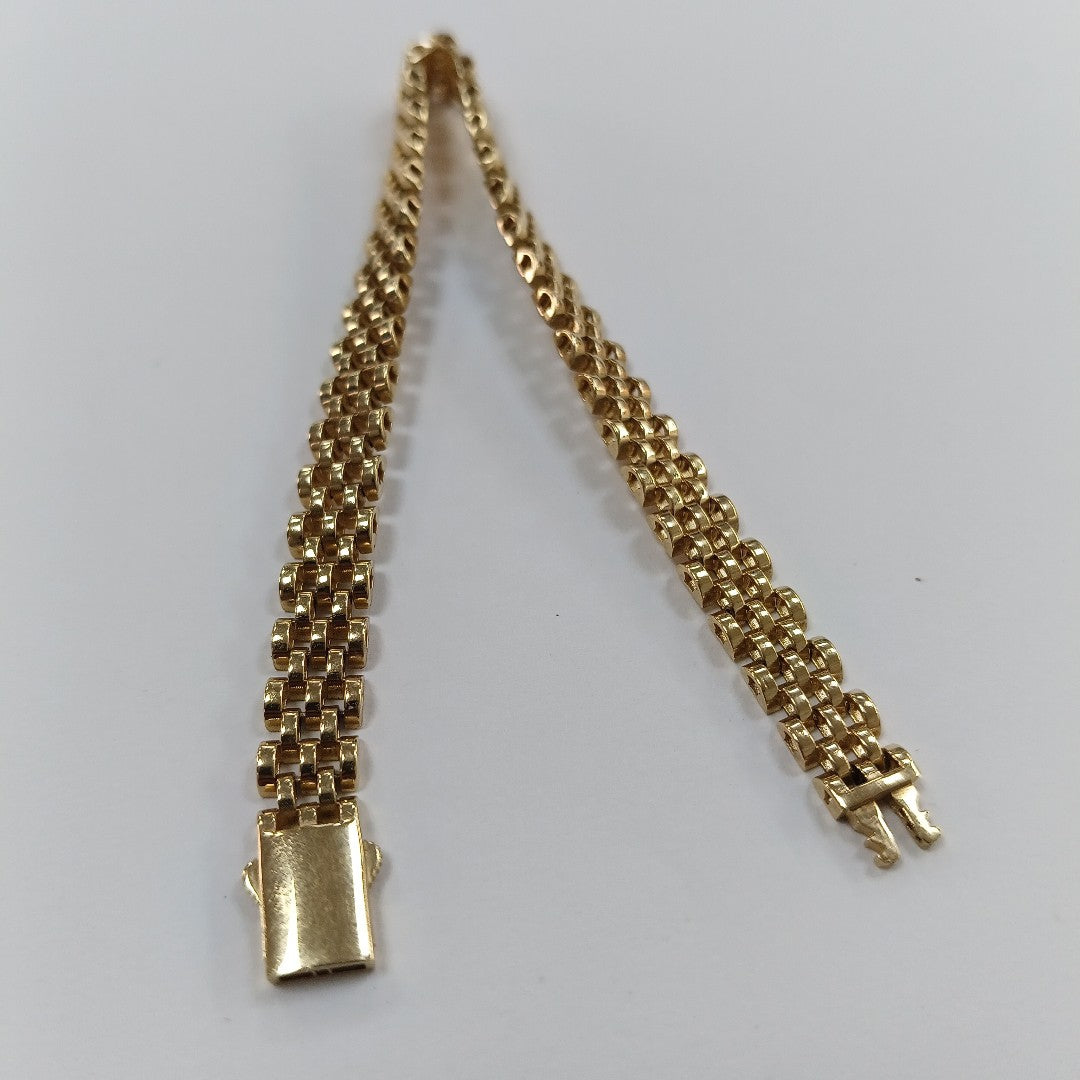 PULSERAS CABALLERO ORO 14K 18.4 (NUEVO)