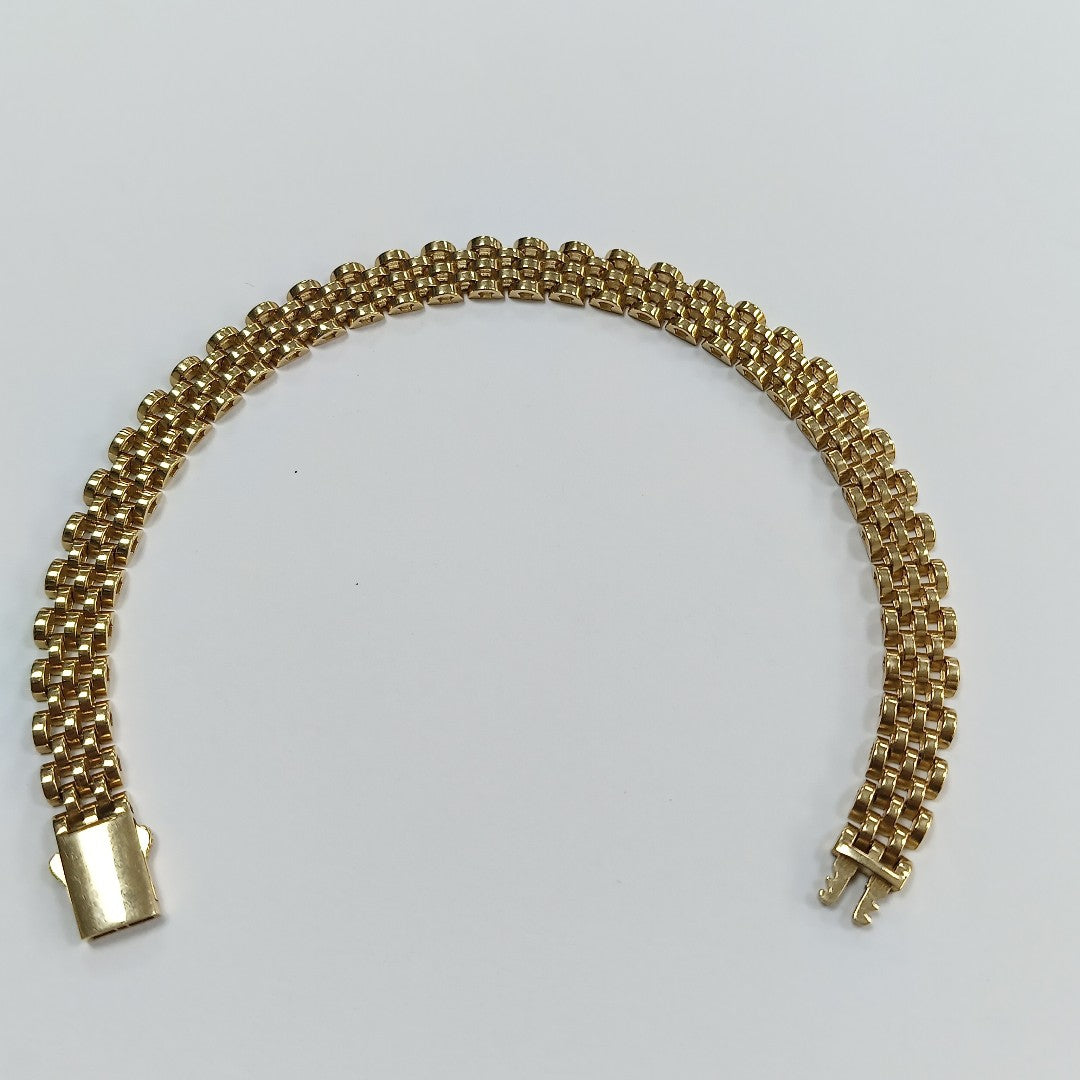 PULSERAS CABALLERO ORO 14K 18.1 (NUEVO)