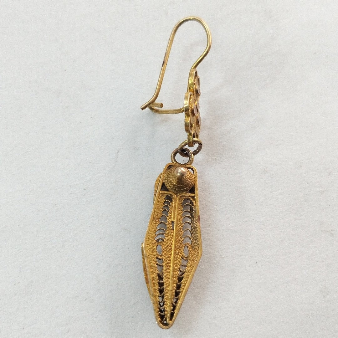 ARETES PAR ORO 8 K 4,40 GRMS (SEMINUEVO)