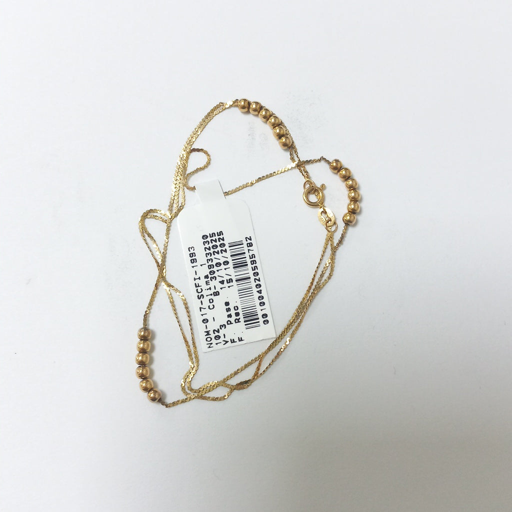 GARGANTILLA. ORO. 14 K 2 GRMS (SEMINUEVO)